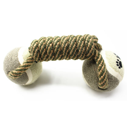 TugBal™ - Tennisbal touw hondenspeeltje