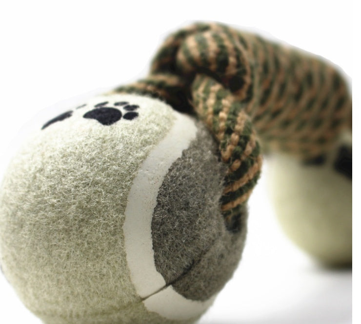 TugBal™ - Tennisbal touw hondenspeeltje